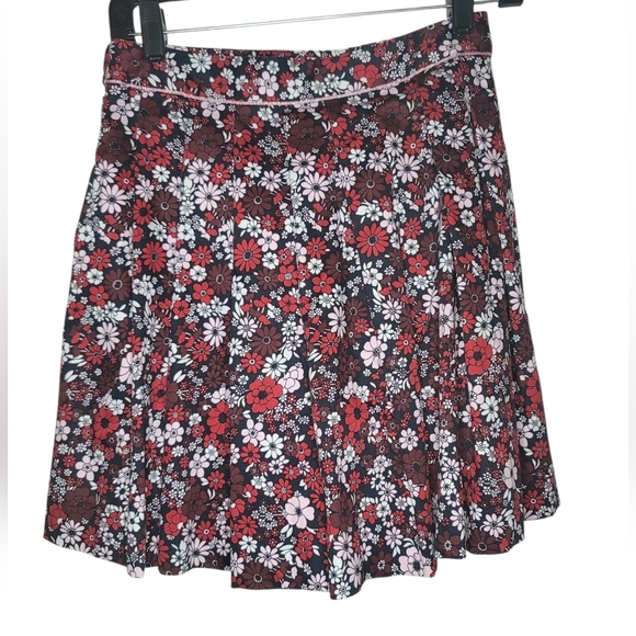 Brooks Brothers Other - Brooks Brothers Floral A-Line Skirt - Red, White, and Black Size: 14(Girl)